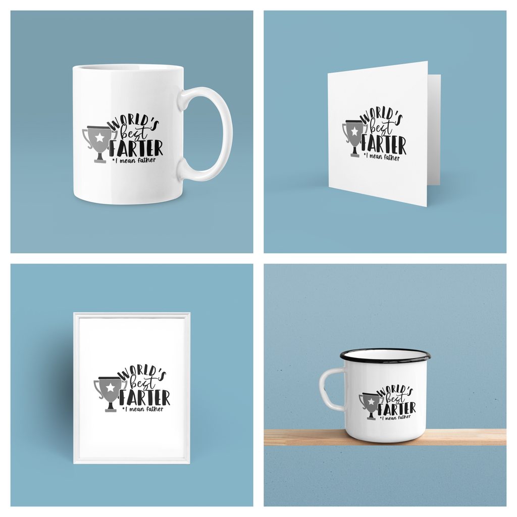 Personalised Worlds Best Farter Fathers Day Collection-0